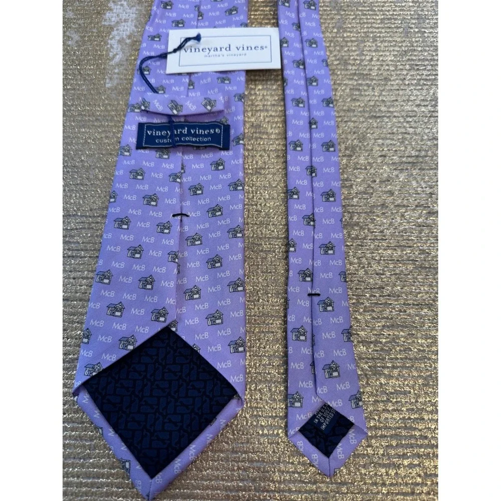 VINEYARD VINES X McBRIDE & SONS Homebuilders Custom Silk Necktie Bundle NWT